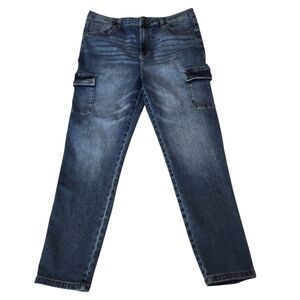 No Boundaries Everyday Basics High Rise Cargo Jeans Size 19 (Juniors)
